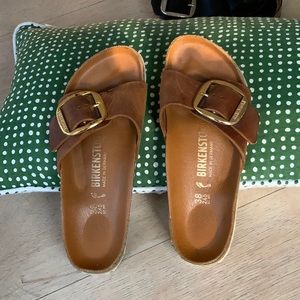 Birkenstock Madrid Big Buckle Sandals, Slides